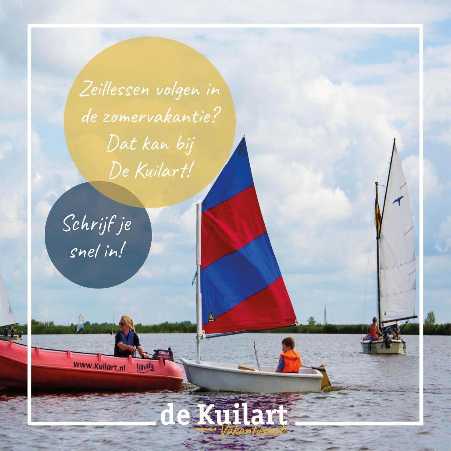 Stacaravan Op 5 Sterren Vakantiepark De Kuilart Friesland Aan Het Meer Met Zwembad 5P 237 Koudum Exterior foto