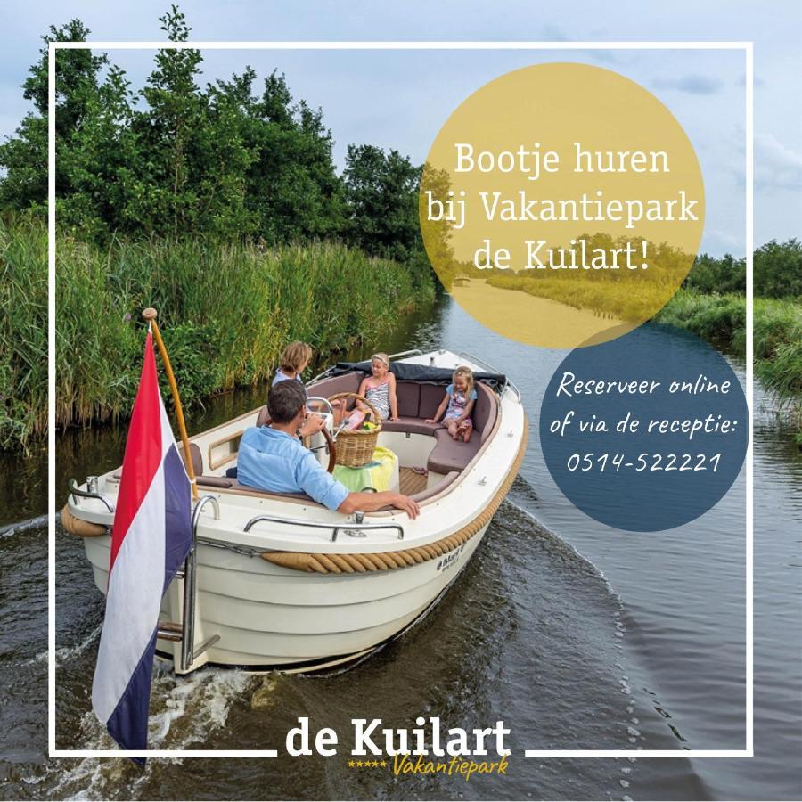 Stacaravan Op 5 Sterren Vakantiepark De Kuilart Friesland Aan Het Meer Met Zwembad 5P 237 Koudum Exterior foto